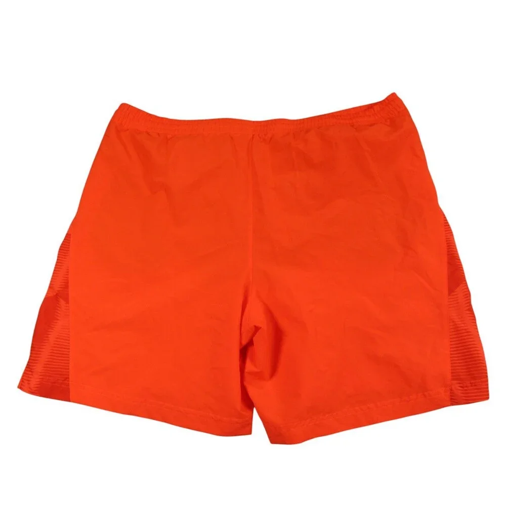 Under Armour Mens Swim‎ Trunks LG x 6 Bright Orange 100% Polyester Drawstring